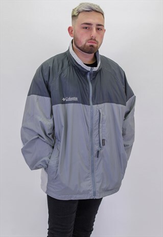 VINTAGE COLUMBIA COAT IN GREY XL