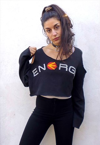 VINTAGE ENERGIE CROP SWEAT