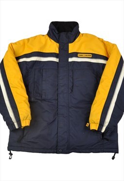 Vintage Tommy Hilfiger Jacket Insulated Lining Navy/Yellow L