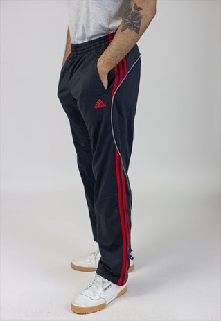 VINTAGE 90'S ADIDAS GREY TRACKSUIT BOTTOMS