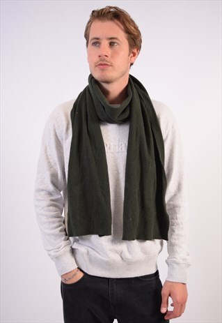 VINTAGE BENETTON SCARF GREEN