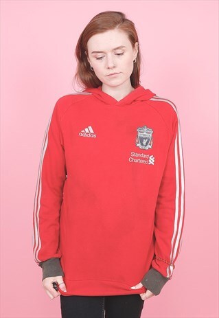 VINTAGE ADIDAS LIVERPOOL FC HOODIE /R1193