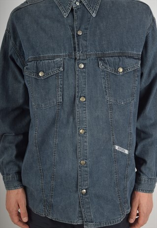 VINTAGE DIESEL SHIRT MADE IN ITALY SIZE L (1002)