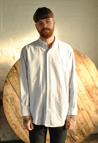 VINATGE 90S POLO RALPH LAUREN BENGAL STRIPE SHIRT