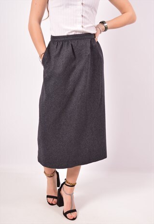 VINTAGE PENDLETON SKIRT GREY