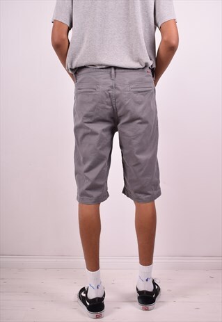 LEVI'S MENS VINTAGE DENIM SHORTS W34 GREY 90S