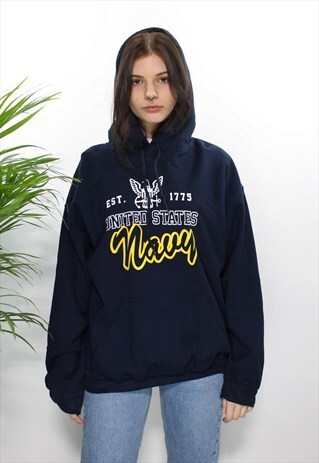 VINTAGE HOODIE UNITED STATES NAVY