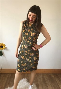 Vintage 90s Floral Dress