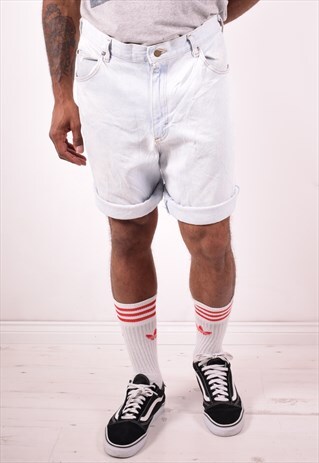 LEE MENS VINTAGE DENIM SHORTS W38 BLU9