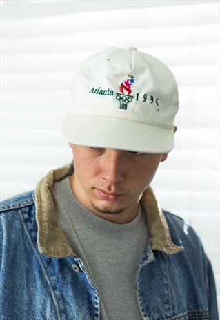 VINTAGE OLYMPICS 1996 CAP HAT LOGO 90S X 2.3