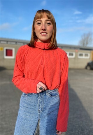 VINTAGE CROPPED COLUMBIA 90S FLEECE