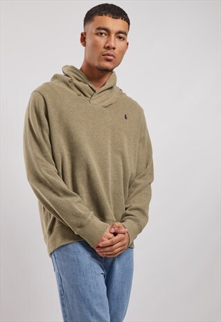 VINTAGE RALPH LAUREN BUTTON-UP SWEATSHIRT