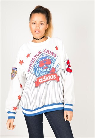 VINTAGE 90S ADIDAS SWEATSHIRT/ R0655