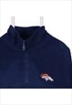 VINTAGE 90'S LEE SPORT FLEECE JUMPER SMALL LOGO QUARTER ZIP