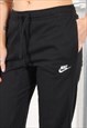 VINTAGE NIKE JOGGERS IN BLACK SOFT LOUNGE TRACKIES SMALL