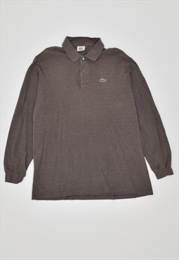 Vintage 00's Y2K Lacoste Polo Shirt Brown