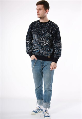 90S VINTAGE IMAGES SWEATER JUMPER 13798