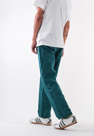 VINTAGE ITALY WORKWEAR UTILITY PANTS TROUSERS 90S GREEN