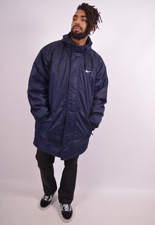 VINTAGE NIKE PADDED JACKET BLUE