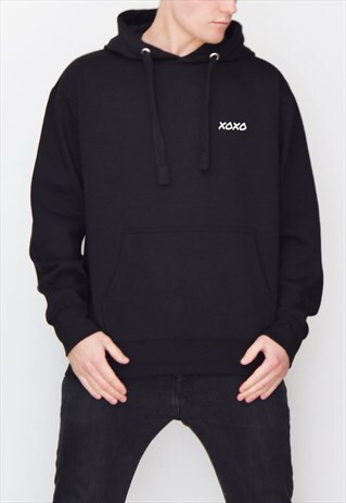 BLACK XOXO HOODIE