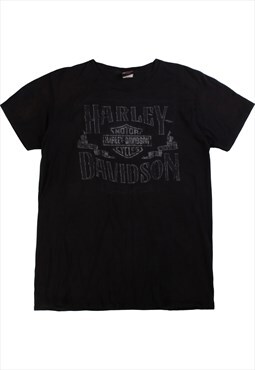 Vintage  Harley Davidson T Shirt Motorcycle Tee Al Muth