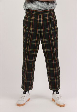 VINTAGE TARTEN TROUSERS