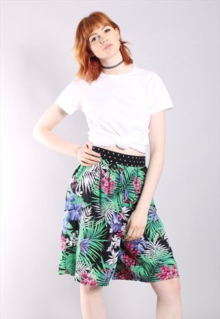 VINTAGE 80S HAWAIIAN TROPICAL FESTIVAL SHORTS