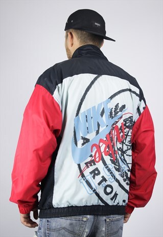 RARE VINTAGE MENS NIKE BIG LOGO TRACK SUIT JACKET