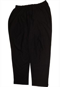 Vintage 90's Active Trousers / Pants Casual Black XXXLarge