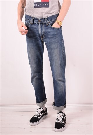 LEVI'S 506 MENS VINTAGE JEANS W31 L30 BLUE 90S