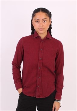 Womens Vintage Ralph Lauren Red/Black Check Flannel Shirt  
