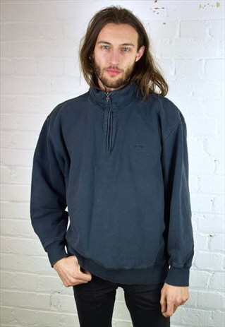 VINTAGE 80'S 1/4 ZIP SWEATSHIRT