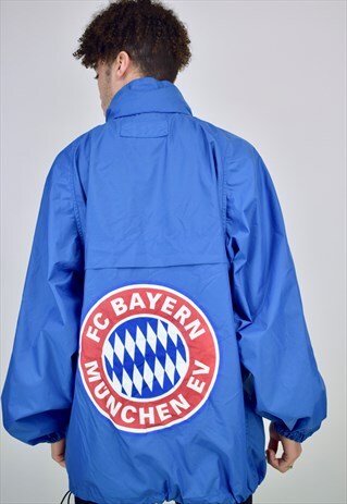 VINTAGE 90'S FC BAYERN 1/4 ZIP TRACK JACKET