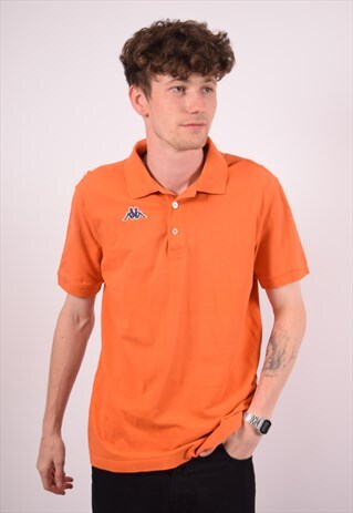 VINTAGE KAPPA POLO SHIRT ORANGE