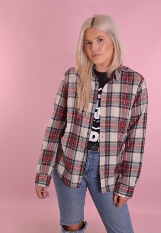 CHECK FLANNEL SHIRT GRS205