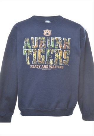 VINTAGE GILDAN AUBURN TIGERS PRINTED SWEATSHIRT - M