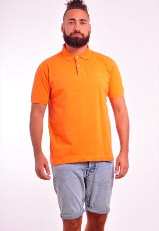VINTAGE BEST COMPANY ORANGE POLO T-SHIRT