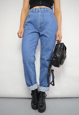 90S LEVI'S 531 SILVER TAB DEADSTOCK MEDIUM BLUE WASH JEANS
