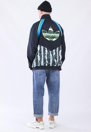 VINTAGE MENS ADIDAS ORIGINALS TRACK SUIT BIG LOGO JACKET