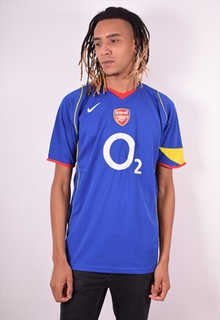 NIKE MENS VINTAGE T-SHIRT TOP XL BLUE 90S