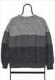 VINTAGE FIUME GREY KNITTED JUMPER MENS