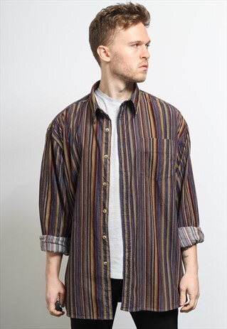 VINTAGE CORDUROY CORD SHIRT