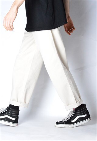 VINTAGE 90S BEIGE CHINOS PANTS