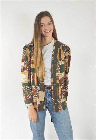 VINTAGE ABSTRACT SHIRT/JACKET