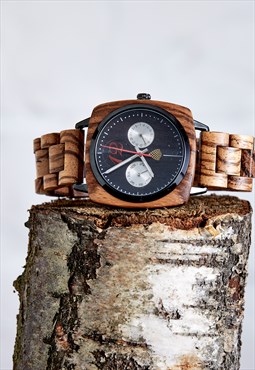 The Oak - Handmade Recycled Wood Wristwatch