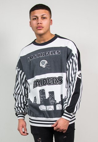 NIKE VINTAGE SWEATSHIRT LA RAIDERS NFL AMERICAN FOOTBALL