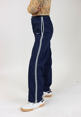 VINTAGE 90S NIKE NAVY TRACKSUIT BOTTOMS