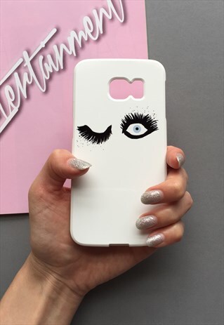 KEEP AN EYE ON YOU FLUTTERY LASHES PHONE CASE