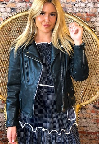 VINTAGE HARLEY DAVIDSON BIKER LEATHER JACKET