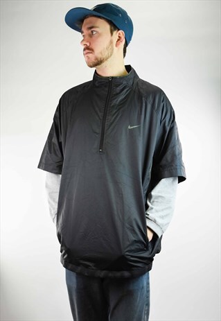 90'S VINTAGE NIKE ZIP UP SHORT SLEEVE FESTIVAL JACKET